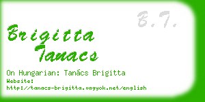 brigitta tanacs business card